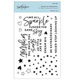 Spellbinders Clear Acrylic Stamps - Starstruck Sentiments
