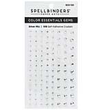 Spellbinders Colour Essentials Gems 108pk - Silver Mix