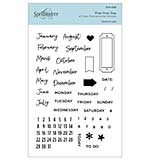 SO: Spellbinders Clear Acrylic Stamps - Plan Your Day