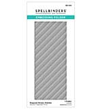 Spellbinders Embossing Folder - Diagonal Stripes Slimline
