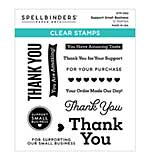 SO: Spellbinders Clear Acrylic Stamps - Support Small Business