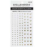 SO: Spellbinders Colour Essentials Gems 108pk - Gold Mix