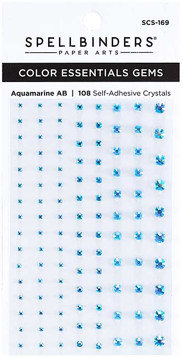 SO: Spellbinders Colour Essentials Gems - Aquamarine (108pk)