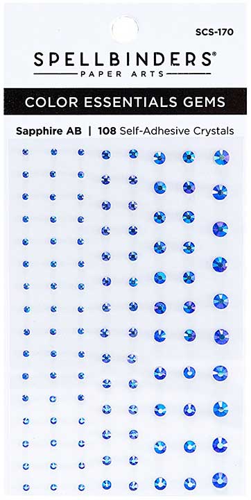 SO: Spellbinders Colour Essentials Gems - Sapphire (108pk)