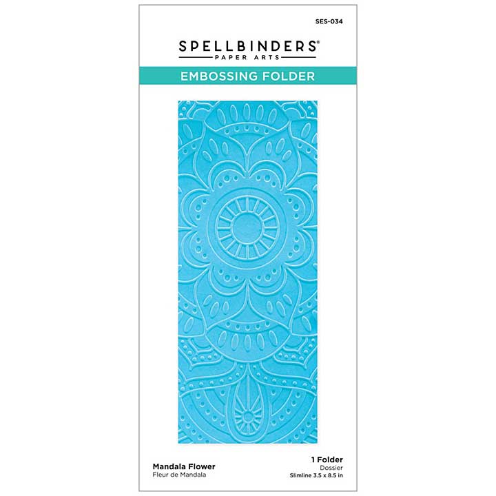 SO: Spellbinders Embossing Folder - Mandala Flower - Be Bold