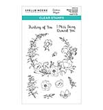 SO: Spellbinders Clear Stamp Set - Being Around You Wreath (by Sushma Hegde)