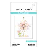 Spellbinders Etched Dies - Spring Into Stitching Stitched Flower