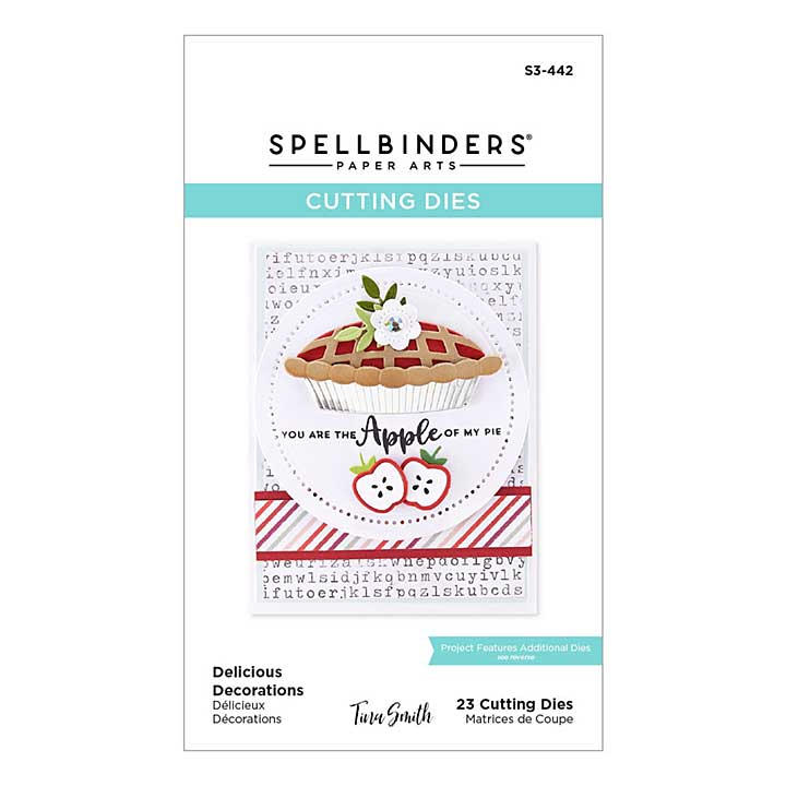 Spellbinders Etched Dies By Tina Smith - Delicious Decorations -Pie Perfection