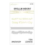 Spellbinders Glimmer Hot Foil Plate & Die Set - Happy Dance Happy Parents Day