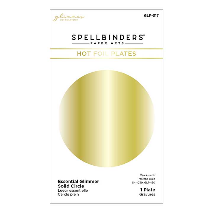 Spellbinders Glimmer Hot Foil Plate - Essential Solid Circle