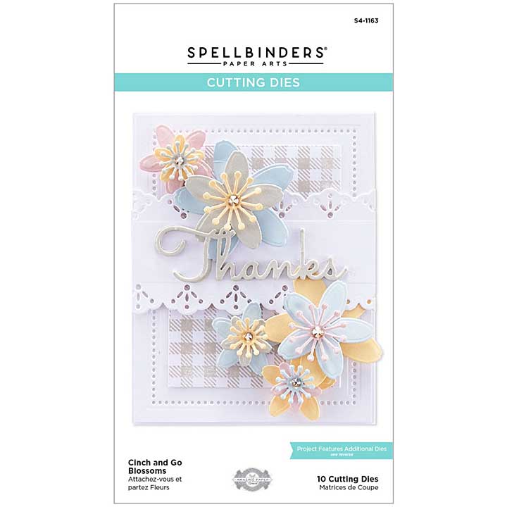 Spellbinders Etched Dies By Becca Feeken - Cinch And Go Blossoms