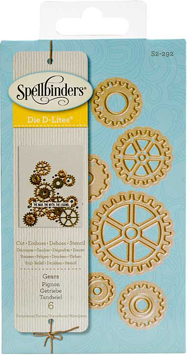 Spellbinders Shapeabilities Die D-Lites - Gears .6 To 1.4