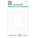 Spellbinders Etched Dies By Becca Feeken - Fluted Classics Rectangles