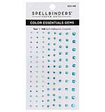 Spellbinders Color Essentials Gems 108Pkg - Teal Mix