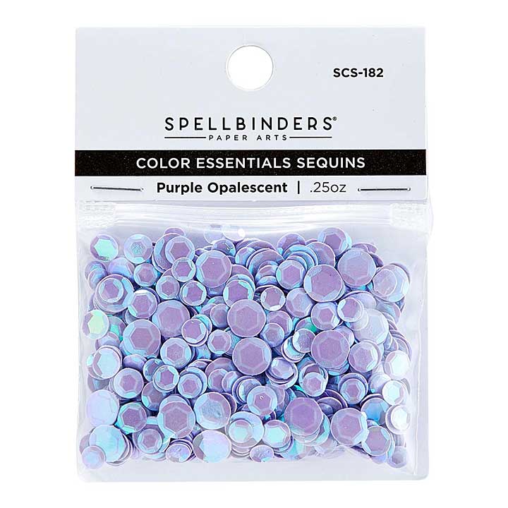 Spellbinders Opalescent Color Essentials Sequins -  Purple