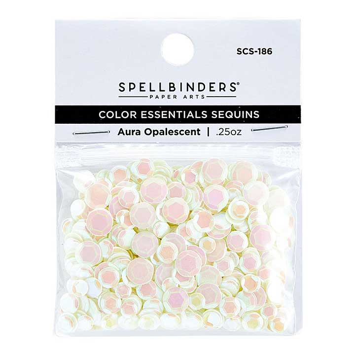 SO: Spellbinders Opalescent Color Essentials Sequins -  Aura