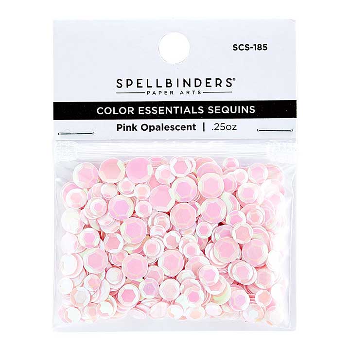 Spellbinders Opalescent Color Essentials Sequins -  Pink