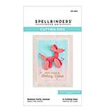 Spellbinders - Balloon Dog Party Animal Etched Dies (Birthday Celebrations)