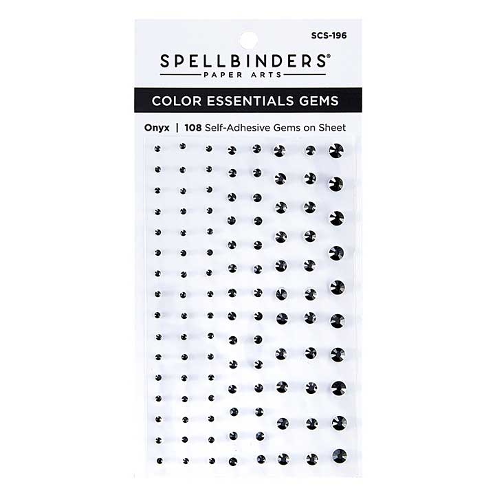 Spellbinders Colour Essentials Gems - Onyx