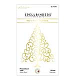 SO: Spellbinders Glimmer Hot Foil Plate - Flourished Tree - Susan Tierney-Cockburn (Winter Garden Collection)