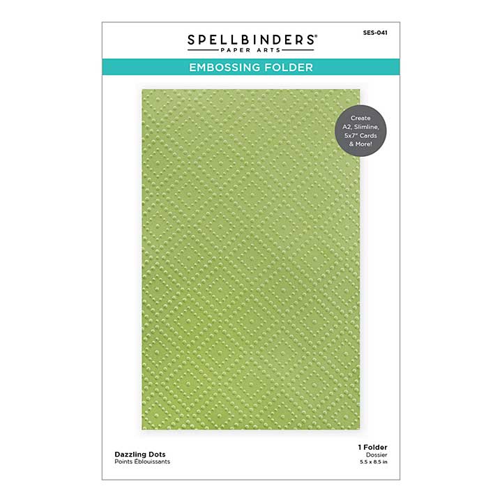 SO: Spellbinders - Dazzling Dots Embossing Folder (Celebrate the Season)