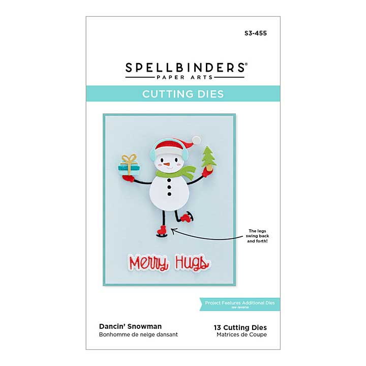 SO: Spellbinders - Dancin\' Snowman Etched Dies from the Tinsel Time Collection