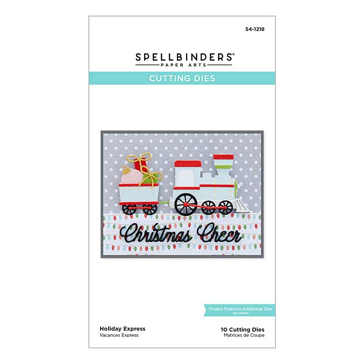 Spellbinders - Holiday Express Etched Dies from the Tinsel Time Collection