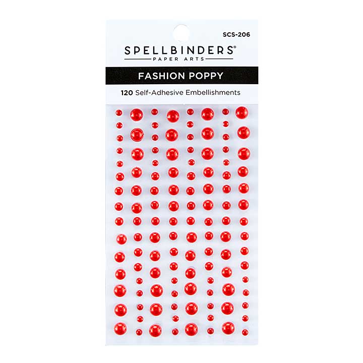 SO: Spellbinders - Pearl Dots Poppy Colour Fashion Essentials