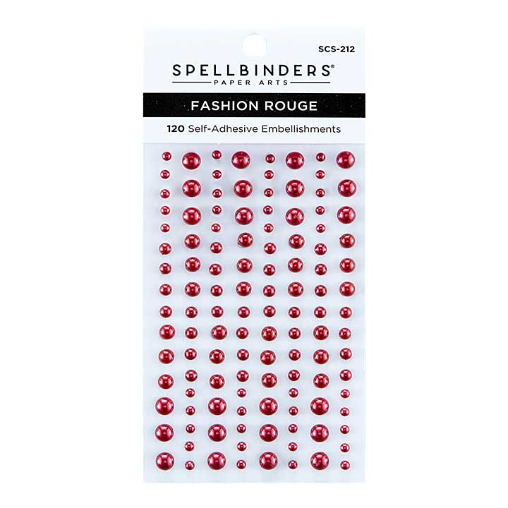 SO: Spellbinders - Pearl Dots Rouge Colour Fashion Essentials