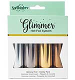SO: Spellbinders - Glimmer Hot Foil - Essential Metallics Variety Pack (4 Rolls)
