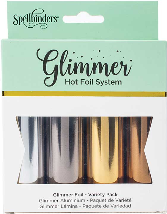 SO: Spellbinders - Glimmer Hot Foil - Essential Metallics Variety Pack (4 Rolls)