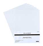 Brushed White Cardstock - 8.5 x 11 Cardstock (Sealed for the Holidays)