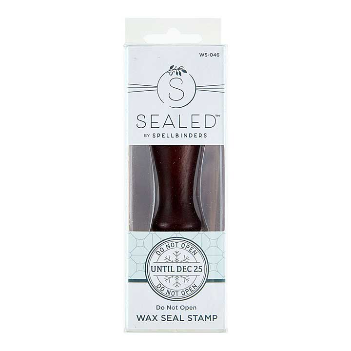 Do Not Open Wax Seal Stamp (Sealed for the Holidays)