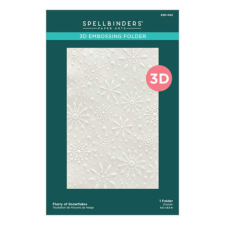 SO: Flurry of Snowflakes 3D Embossing Folder (Sealed for the Holidays)