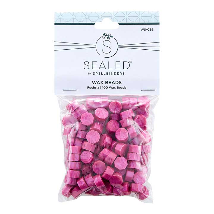 SO: Fuchsia Wax Beads (Sealed by Spellbinders)