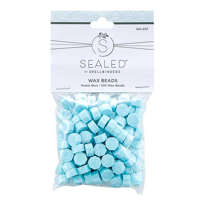 SO: Pastel Blue Wax Beads (Sealed by Spellbinders)