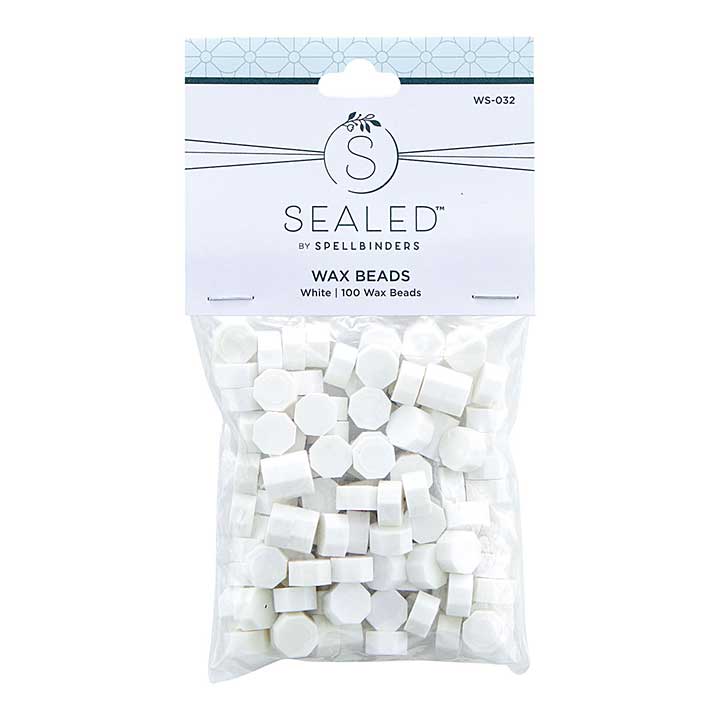 SO: White Wax Beads (Sealed by Spellbinders)