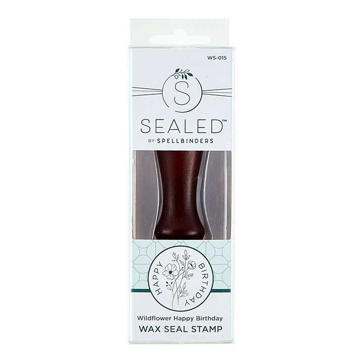 SO: Wildflower Happy Birthday Wax Seal Stamp (Sealed by Spellbinders)