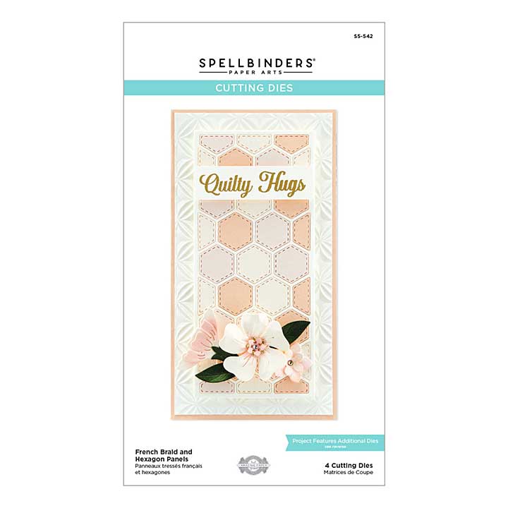 SO: Spellbinders Home Sweet Quilt - French Braid and Hexagon Panels (Becca Feeken)
