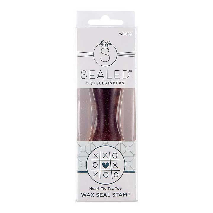SO: Wax Seal Stamp - Heart Tic Tac Toe (Sealed with Love)