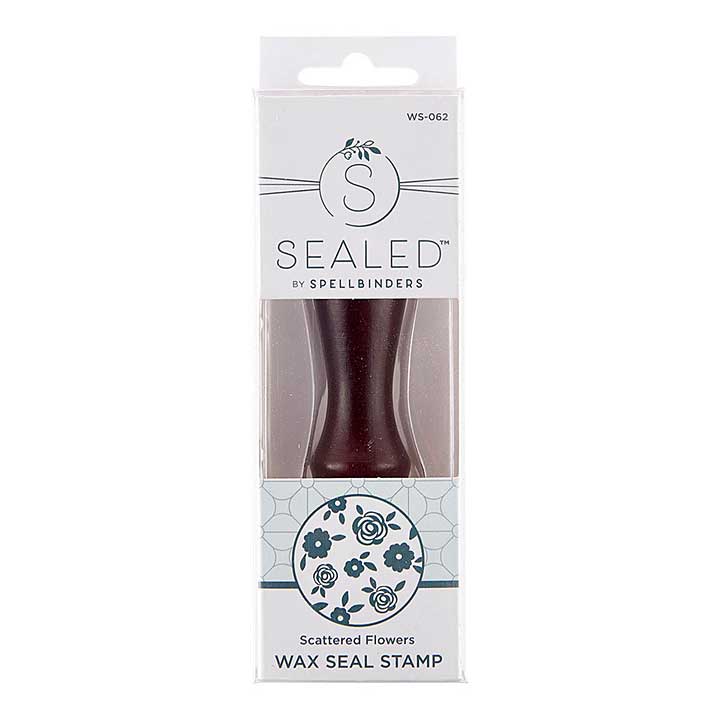 SO: Wax Seal Stamp - Scattered Flowers (Sealed with Love)