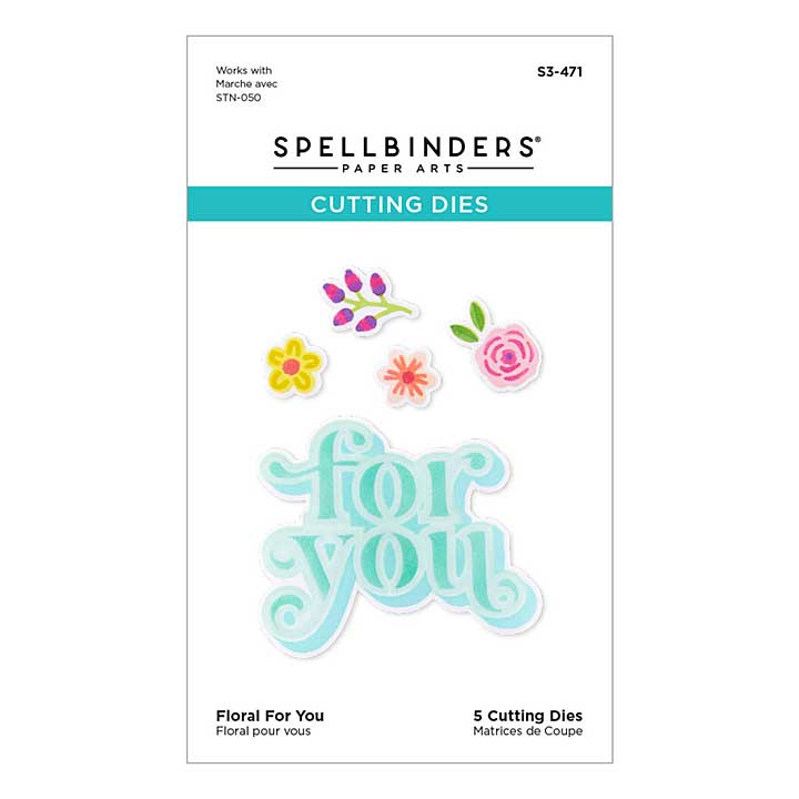 Spellbinders Floral For You Etched Dies (Layered Stencils)