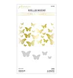 Spellbinders Fluttering By Glimmer Hot Foil Plate and Die Set (Stylish Ovals)