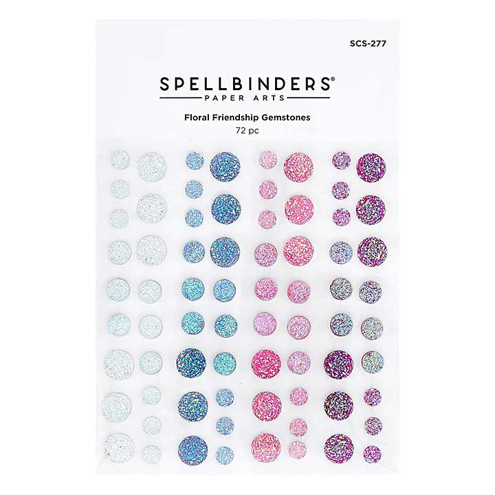 SO: Spellbinders Iridescent Gemstones (Floral Friendship)