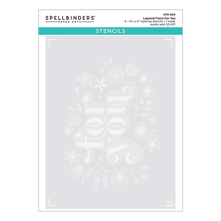 Spellbinders Layered Floral For You (Layered Stencils)