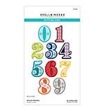 Spellbinders Stitched Numbers Etched Dies (Stitched Numbers Plus)