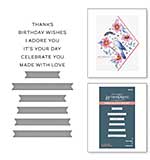 Its Your Day Sentiment Strips Press Plate and Die Set (BetterPress)