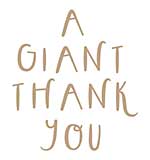Spellbinders Giant Thank You Glimmer Hot Foil Plate (GLP-400)