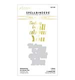 Spellbinders Glimmer Die - Glimmering All About You Hot Foil Plate and Die Set