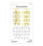 Spellbinders Shapeabilties - Glimmer Alphabet Hot Foil Plate and Die Set